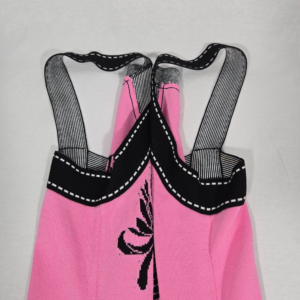 Y2K Vintage CACHE Cottagecore Pink Halter Strappy Slinky Knit Tank Top Size M. - Picture 8 of 17